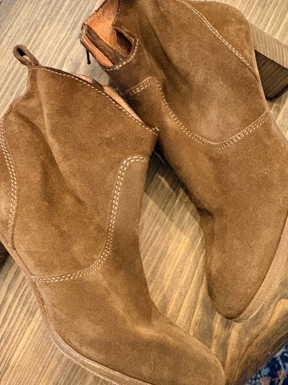 j. crew aggie tan suede boots